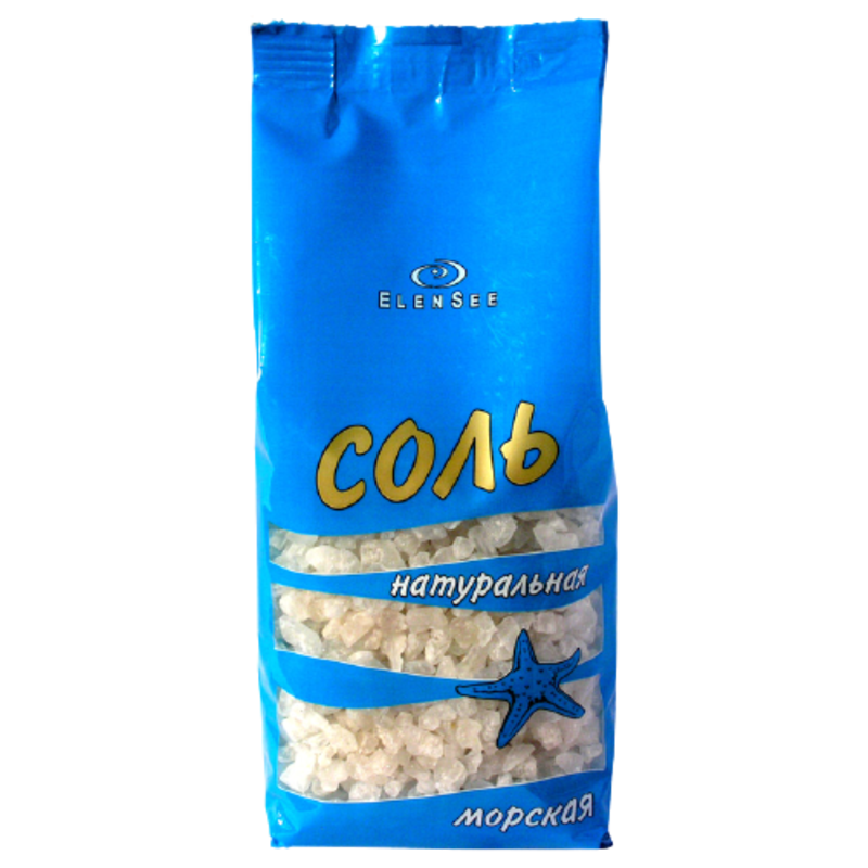СІЛЬ НАТУРАЛЬНА МОРСЬКА, Елєнсі 700г